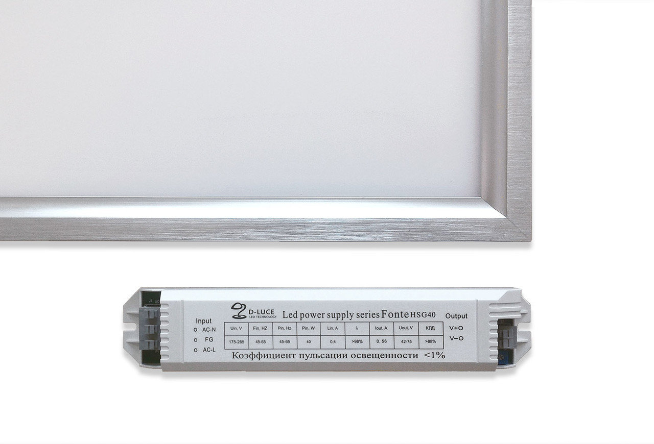 Светодиодная панель Listo PL-40W-600/600/15